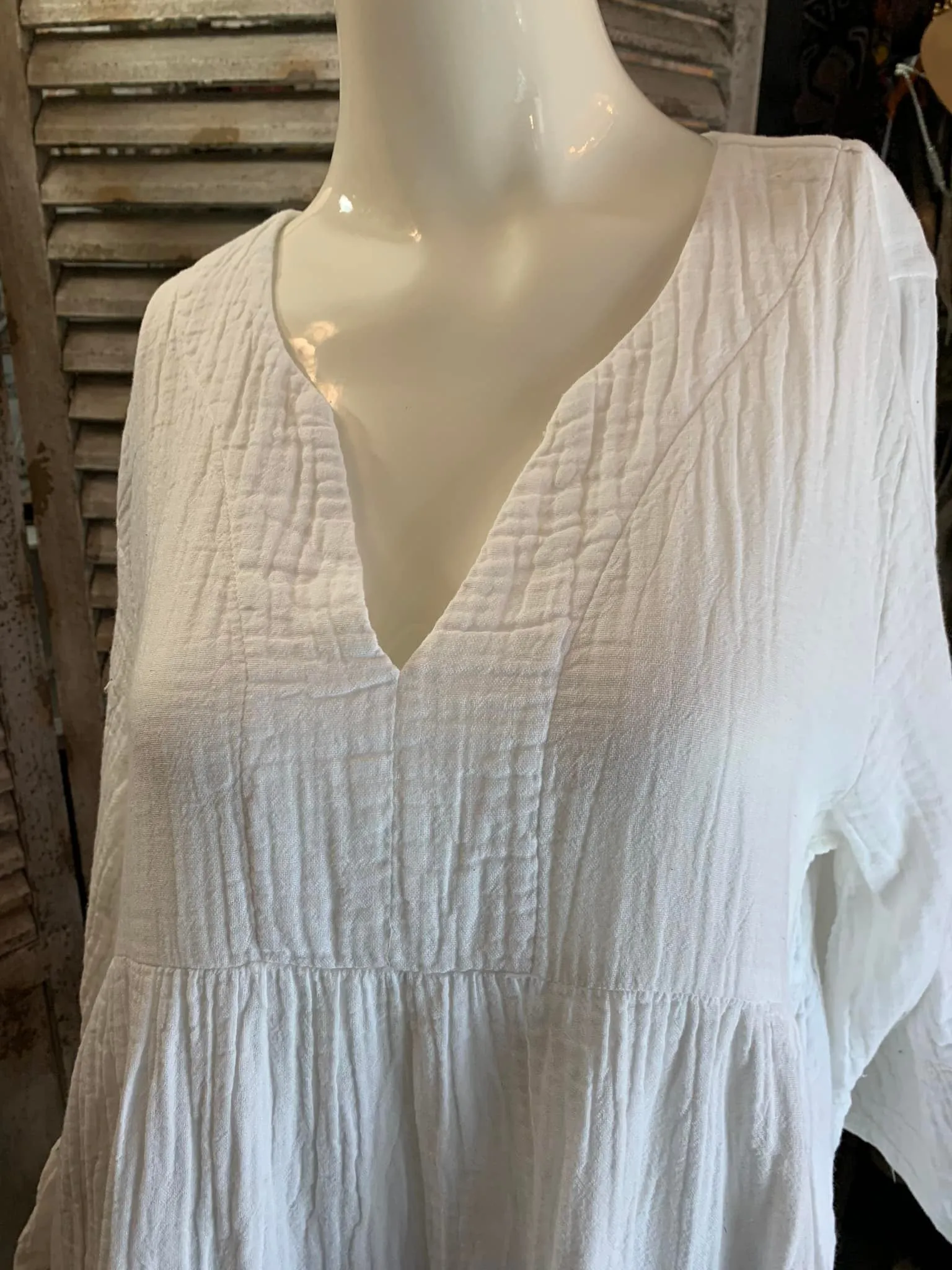 924 FIONA Dress-White