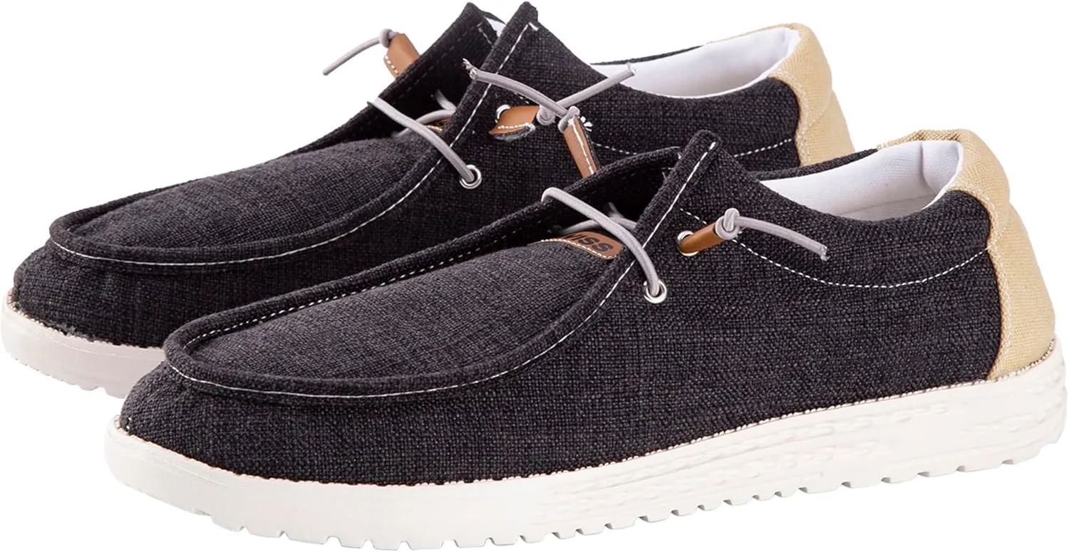 Alpine Swiss Flynn Mens Boat Shoes | Lightweight Slip-On Loafers | Moc Toe Sailing Deck Shoe | Breathable Water-Resistant Summer Footwear | Travel | Light Enough to Float