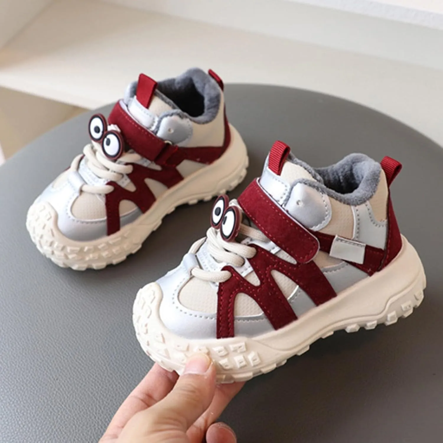 Baby Toddler Rubber Sole Shoes Boys Girls Lightweight Durable Casual Athletic Sneakers for Toddlers and Little Kid