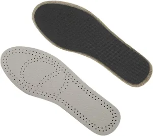 Breathable Leather Insoles for Men and Women Absorption Non Slip Cushion for Sports Shoes for Running Hiking and Casual Wear