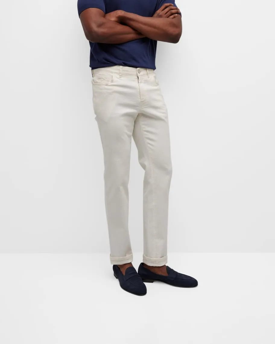 Brioni men's leather penny loafers
