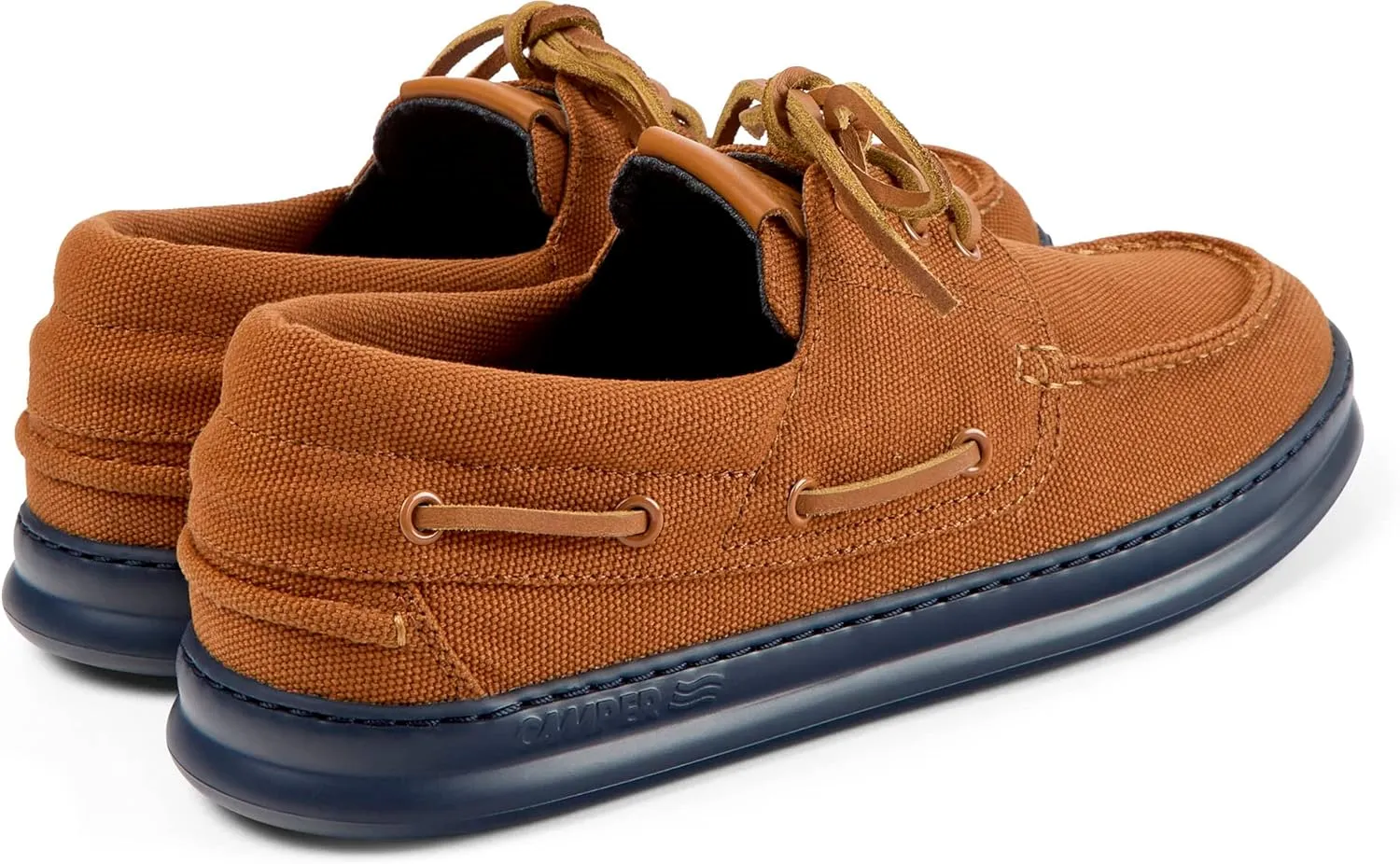 Camper Men's Boat Shoes Oxford Flat