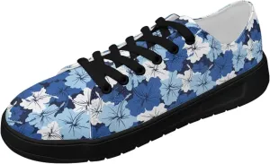 Canvas Shoes for Women Classic Fashion Sneakers Lace Up Low Top Casual Lightweight Breathable Sneakers Wide Toe Shoes