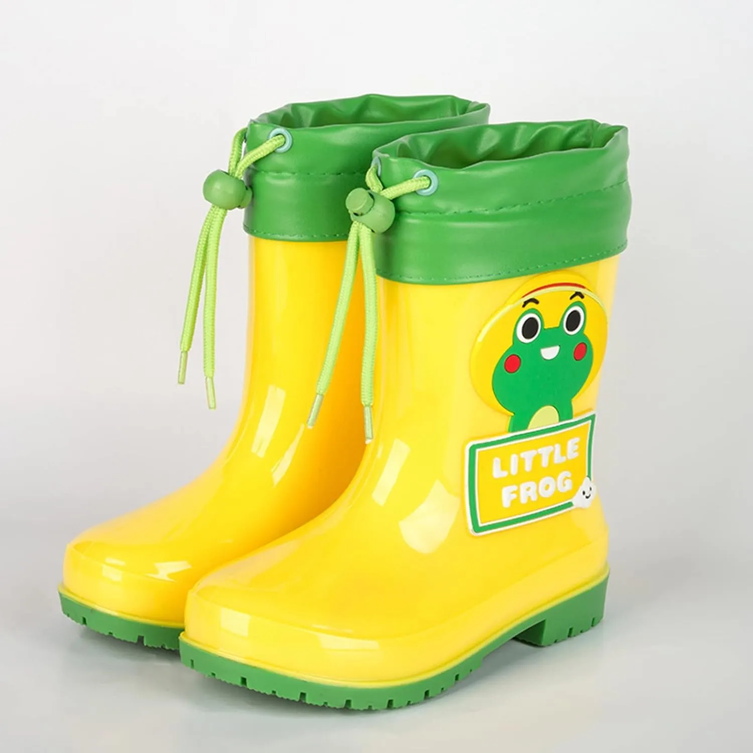 Children Cute Cartoon Fashion And Non Slip Rain Boots With Flecce Rain Boots Soft Bottom Fashion Rain Kids Talk Boots