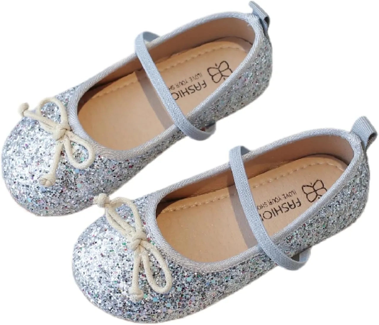 Children's Boat Shoes ?C Slip-On Loafers with Bow Tie Design and Sequin Trim, Comfortable Closed Toe Flats for Fall 2025