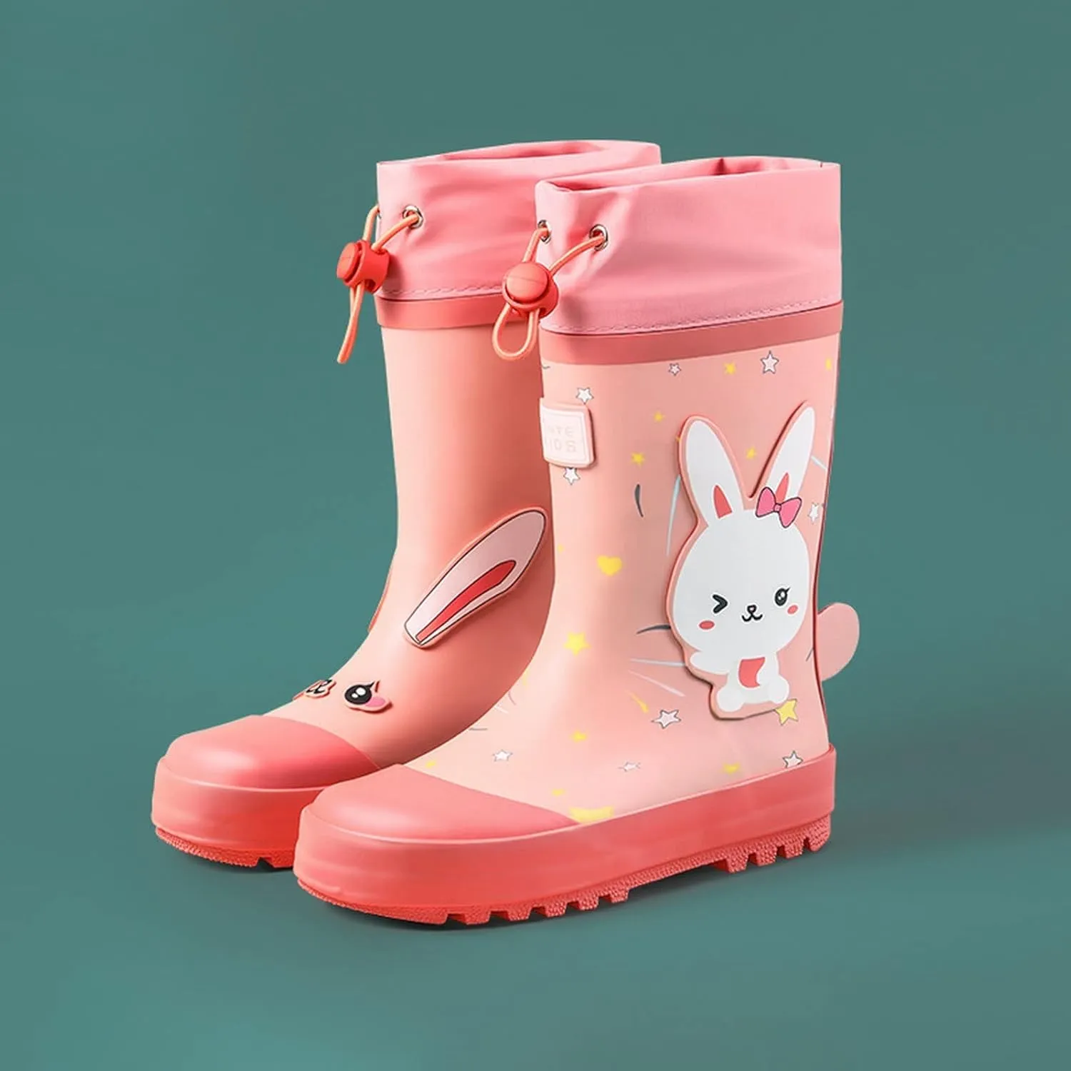 Children's Rain Shoes Boys and Girls Water Shoes Baby Rain Boots Water Boots in Large and Small Baby Girl Rainboots