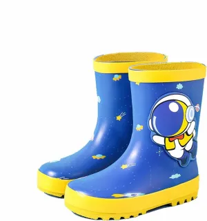 Children's Rain Shoes Boys and Girls Water Shoes Baby Rain Boots Water Boots in Large and Small Children Boys Loafers (F, 10.5 Little Child)