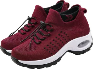Comfort Wear Orthowear Shoes for Women Men, Breathable Orthopedic Sneakers, Comfortwear Ortho Shoes, Women Plantar Fasciitis Shoe, Air Cushion Slip-On Orthopedic Diabetic Walking Sneaker Thick Bottom