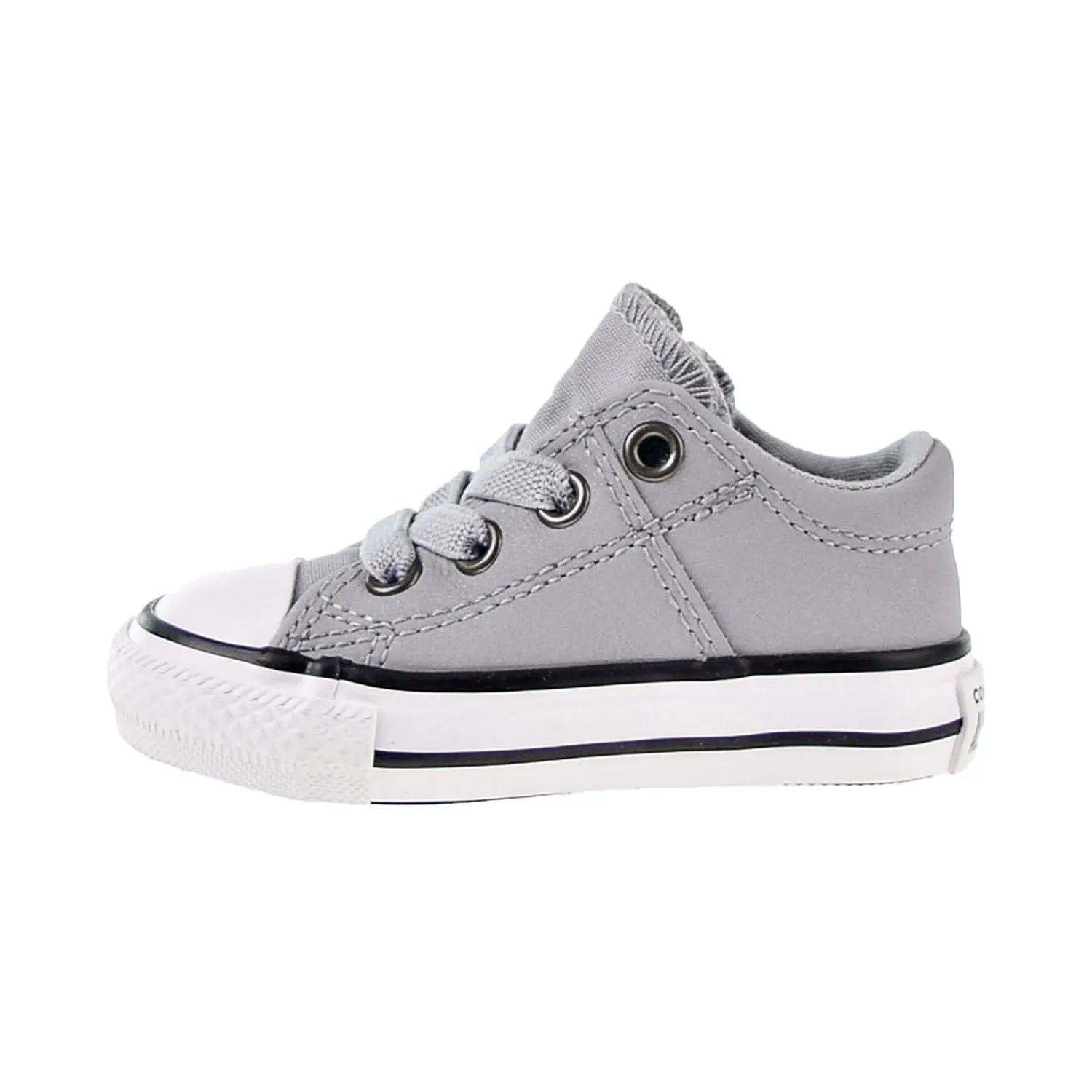 Converse Chuck Taylor All Star Maddie Glitter Leather Toddler Shoes Wolf Grey