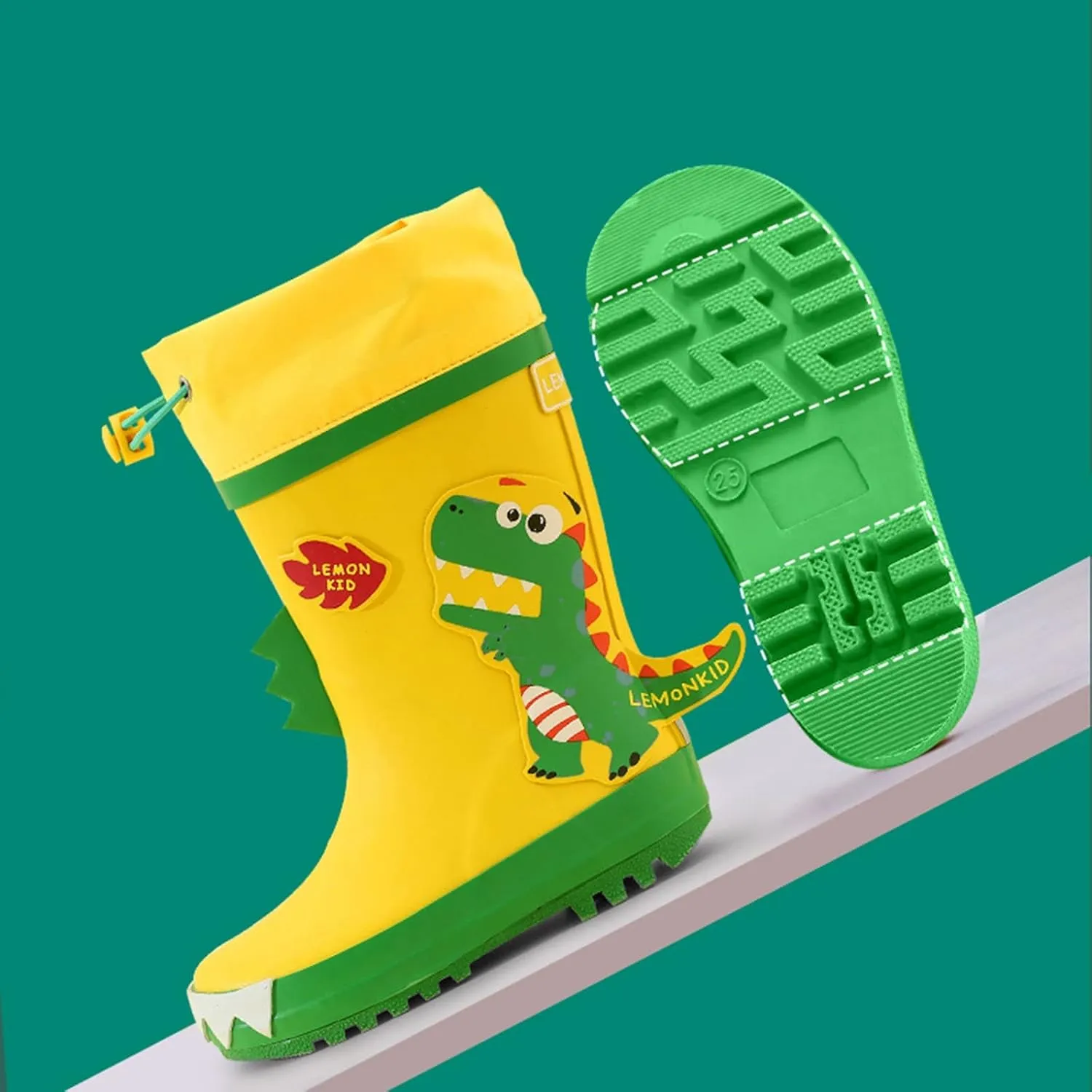 Custom Animal Rubber Children Shoes Waterproof Botas Para Lluvia Kids Rubber Rainboots Little Girls Toys