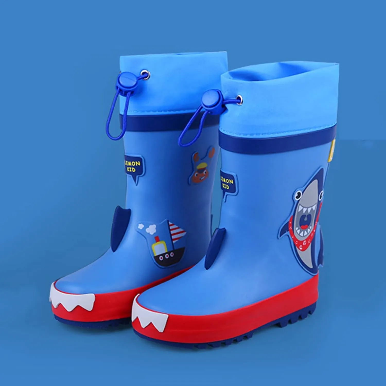 Custom Animal Rubber Children Shoes Waterproof Botas Para Lluvia Kids Rubber Rainboots Little Girls Toys