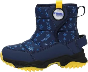 Girls Boys Snow Boots Outdoor Warm Comfortable Non Slip Mid Calf Padded Small Big Kids Winter Shoes Toddler Booties