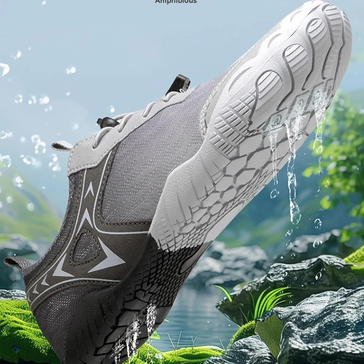 Grounding Shoes with Copper Grounded Barefoot Footwear Hike Women Men Non-Slip Breathable Wear Walking Unisex Quick Dry Water Beach Pool Aqua Swim Hiking Wide Toe