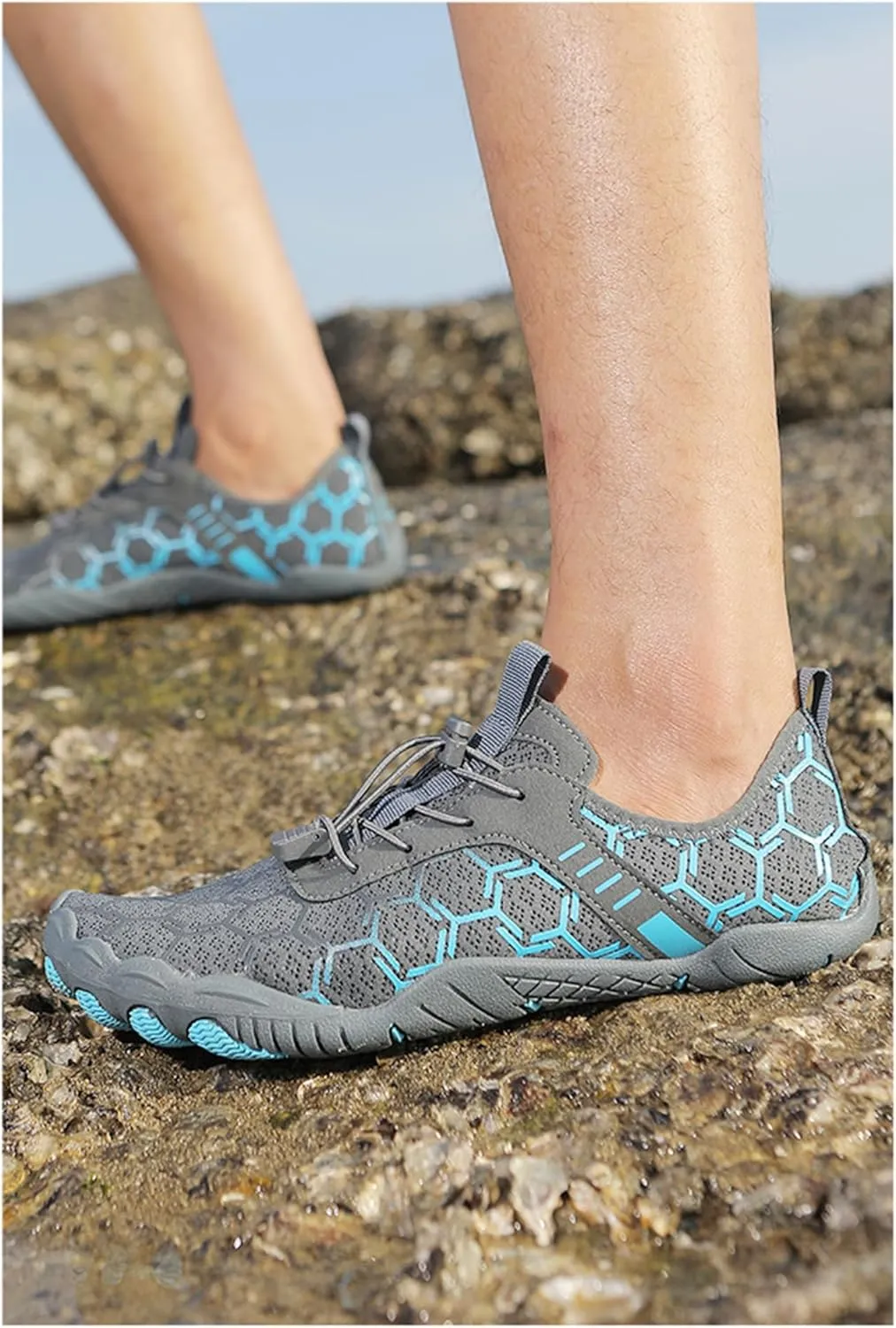 Hike Barefoot Shoes for Women Men, Pro Healthy Non-Slip & Breathable, Womens Barefoot Shoes for Running and Water Activities, Equipped with Drainage Holes