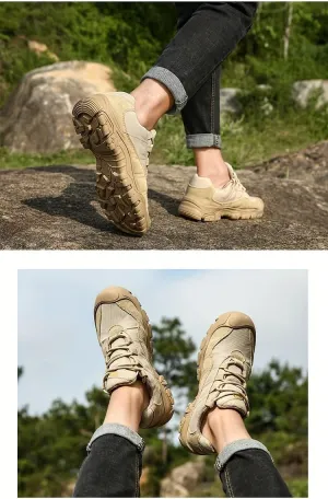 Hiking Shoes Mens Outdoor Athletic Sports Shoes Walking Shoes Trail Running Shoes Trekking Climbing Stylish Slip Resistant Fitness Walking Jogging Travel Lightweight