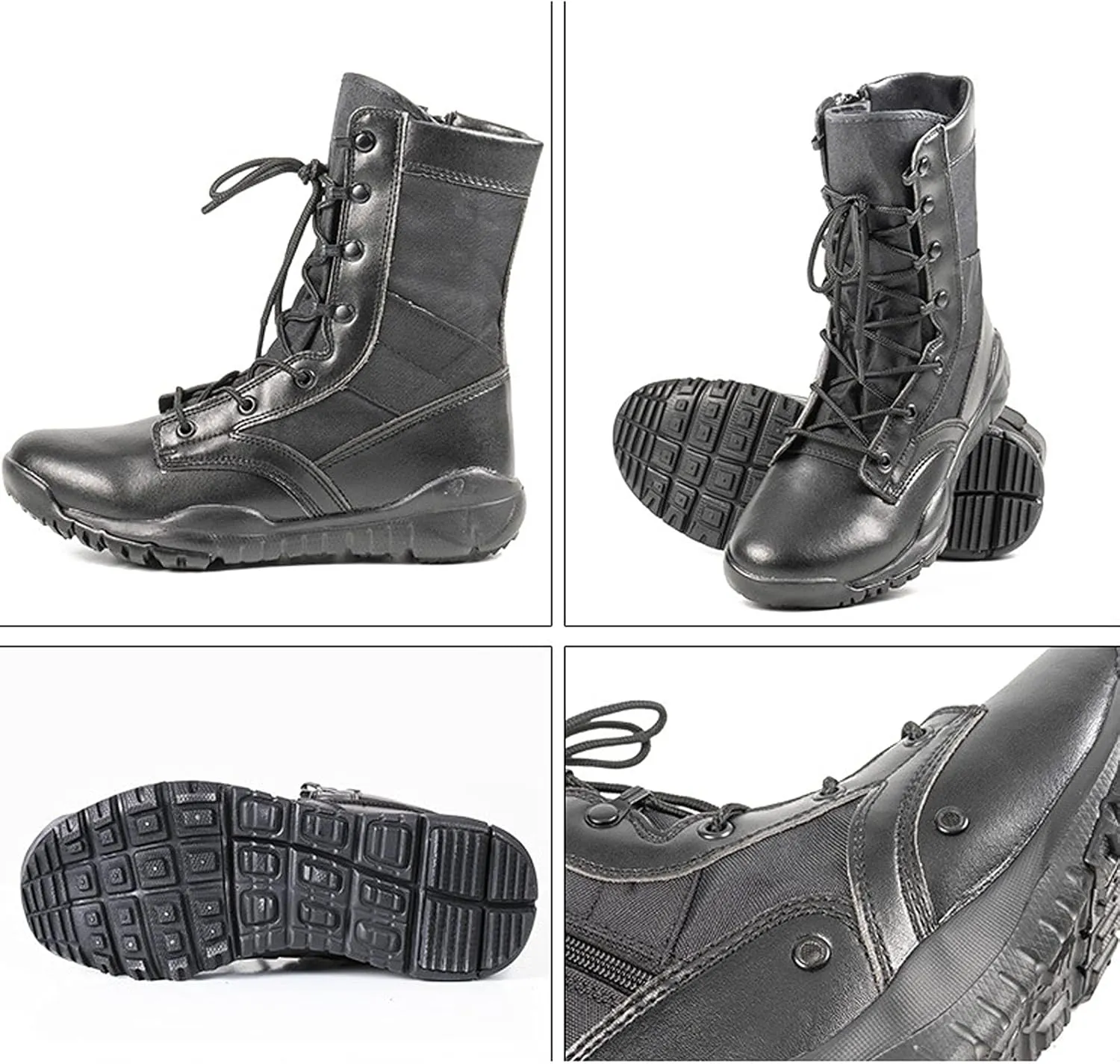 hongrenamz Hiking Boots for Men Climbing Outdoor Walking Trekking Sports Shoes Lightweight Travel Boot