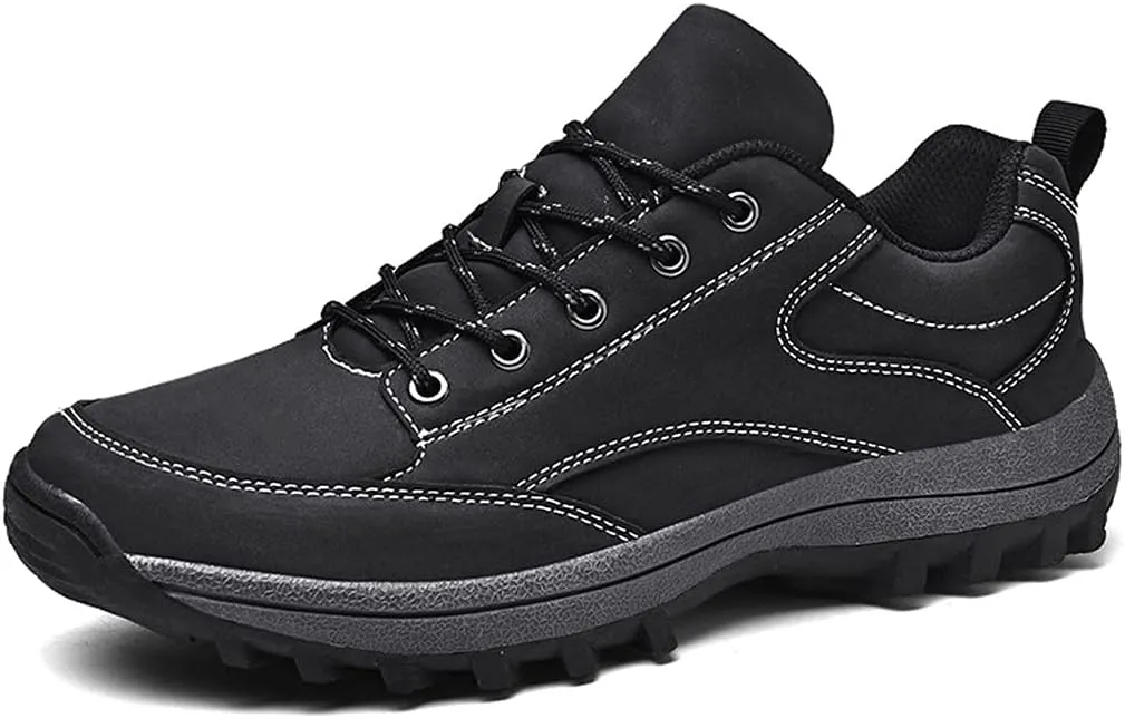 hongrenamz Walking Boots for Mens Womens Trekking Boots Waterproof Outdoor Hiking Climbing Fishing Lightweight Trainers