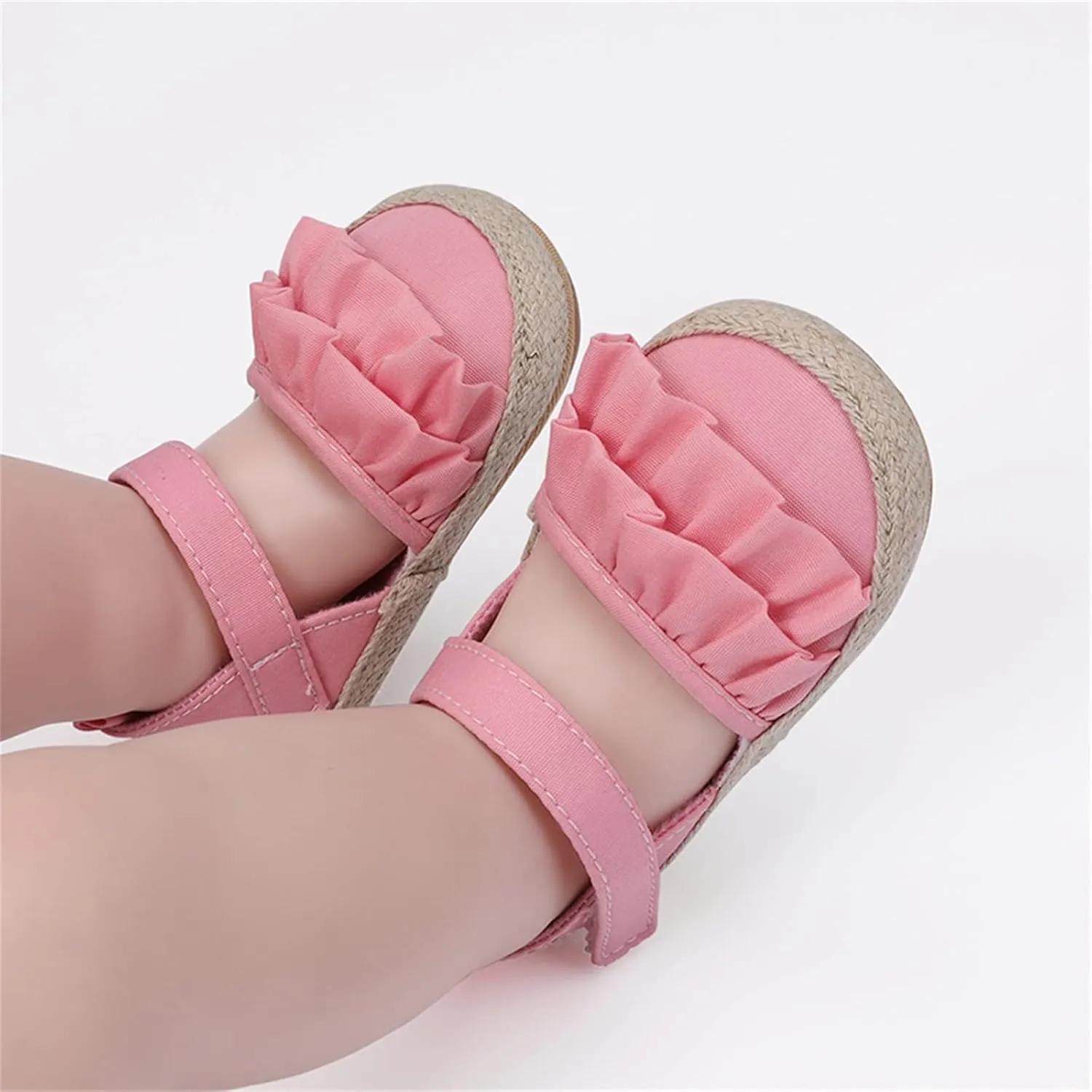 Infant Girls Ruffles Shoes First Walkers Shoes Summer Toddler Flat Sandals Baby Boy Apparel
