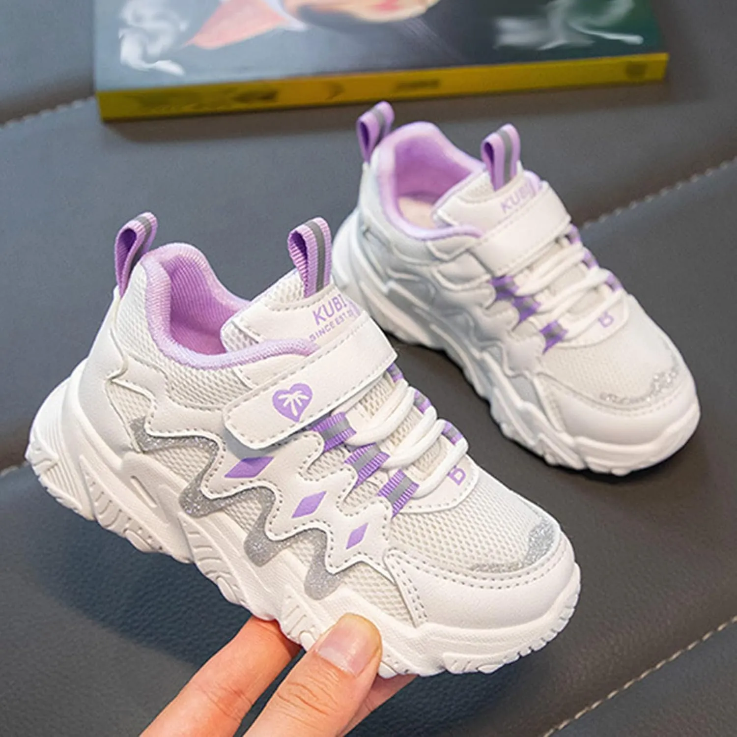 IWIHMIV Boys Girls Shoes Kids Tennis Running Sports Athletic Running Shoes for Kids Girls Comfortable Walking Shoes