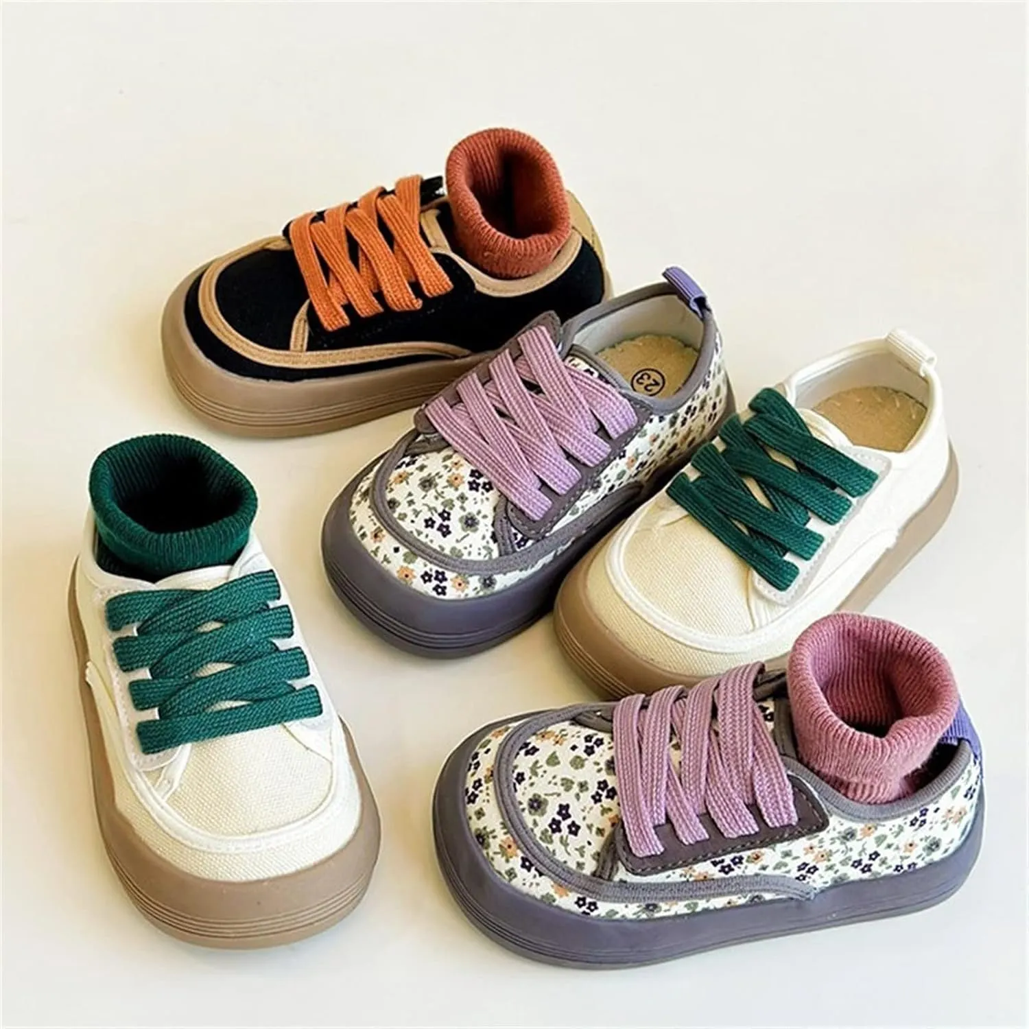 IWIHMIV Toddler Walking Shoes Boys Girls Tennis Running Shoes Lightweight Breathable Athletic Casual Sports Shoes