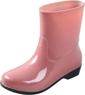 IWIHMIV Women's Rain Boots Rain Boots for Women Waterproof Rubber Boots Outdoor Comfort Boots Non-Slip Women Rain Shoes