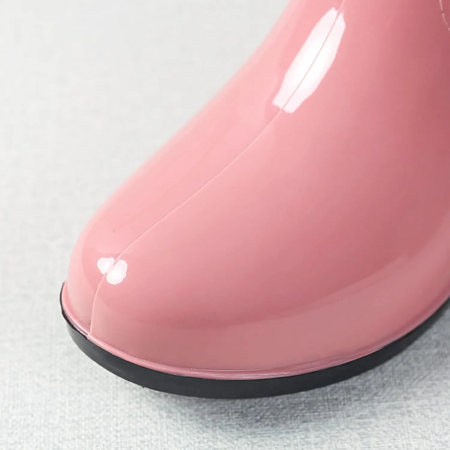 IWIHMIV Women's Rain Boots Rain Boots for Women Waterproof Rubber Boots Outdoor Comfort Boots Non-Slip Women Rain Shoes