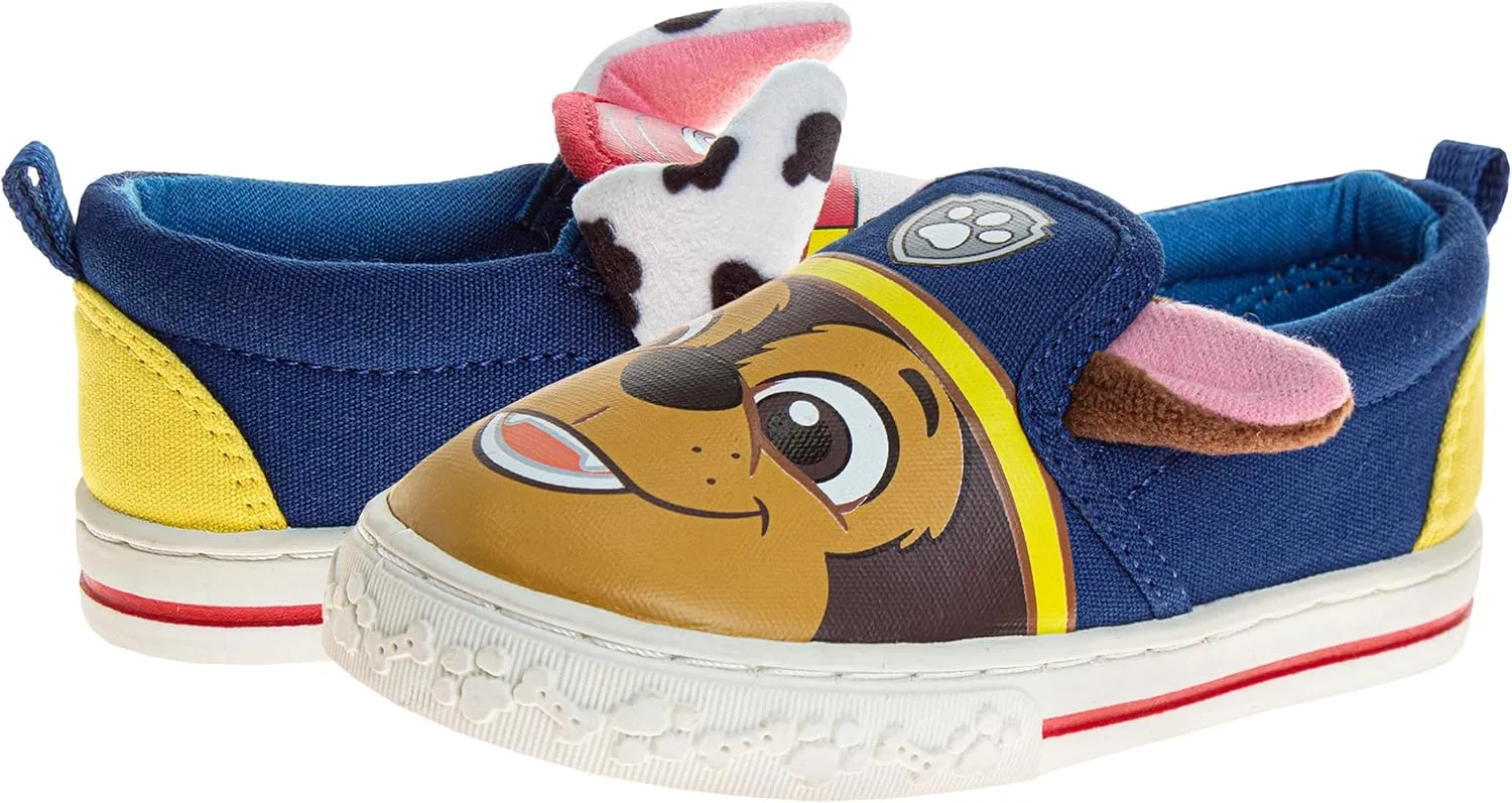 Josmo Kids Favorite Cartoon Characters Low top Slip-On Shoes - Casual Fashion Lowtop Canvas Sneakers for Children (Sizes: 5-10 Toddlers / 11-13 Little Kid / 1-4 Big Kid)