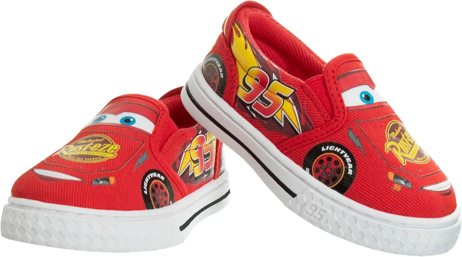 Josmo Kids Favorite Cartoon Characters Low top Slip-On Shoes - Casual Fashion Lowtop Canvas Sneakers for Children (Sizes: 5-10 Toddlers / 11-13 Little Kid / 1-4 Big Kid)