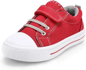 K KomForme Toddler Shoes Boys Girls Canvas Sneakers Size 4-13