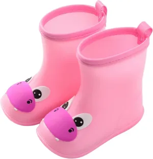 Kid Rain Boot Short Rain Shoes for Toddler Ankles Waterproof Rain Boots Outdoor Rubber Boot Baby Infant Snow Boots