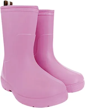 Kids Baby Easy On Rain Shoes Boots for Toddler Short Rain Boots Solid Fashion Shoes
