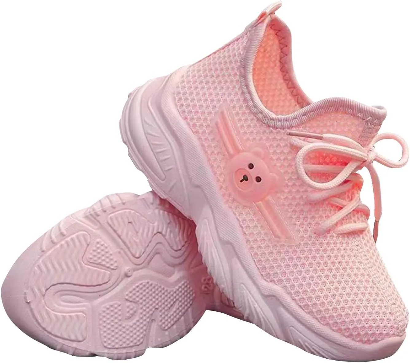 Kids Cozy Tennis Running Shoes Lightweight Slip On Sneakers Casual Sports Workout Shoes Running Walking Flat Shoes