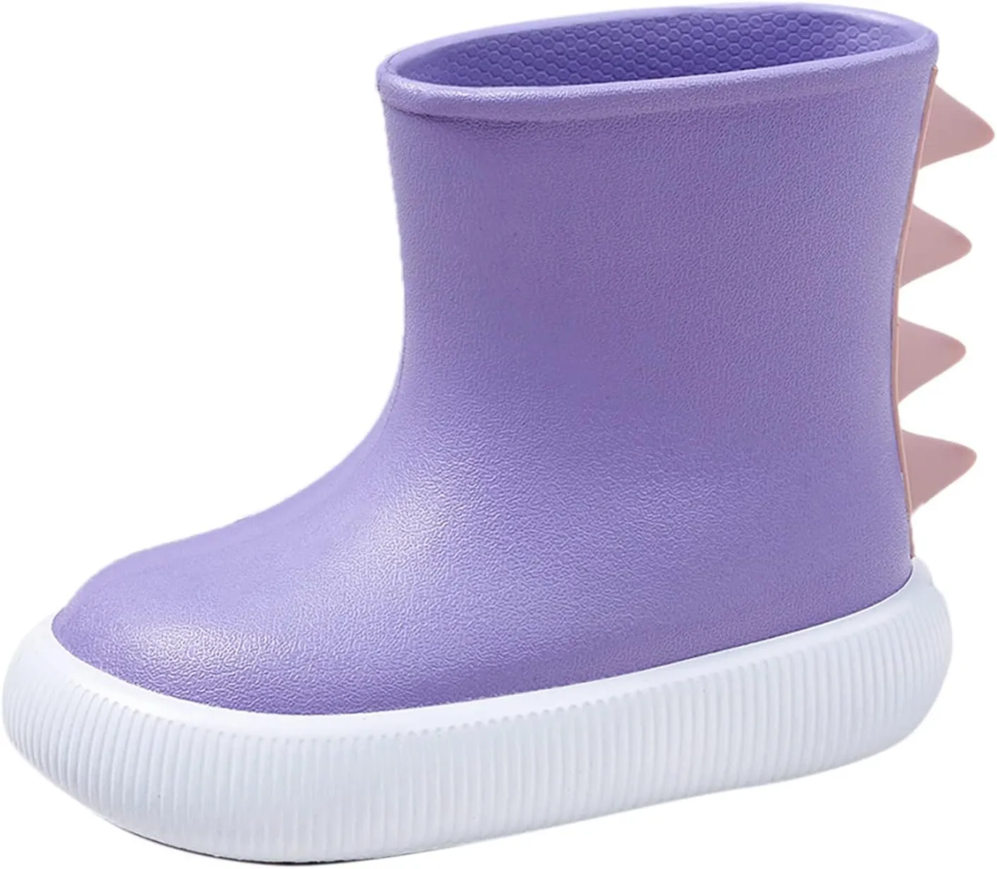 Kids Rain Boots for Girls Boys Toddler Waterproof Rubber Boots Cute Dinosaur Printed Baby Rubber Water Kids Furry Boots