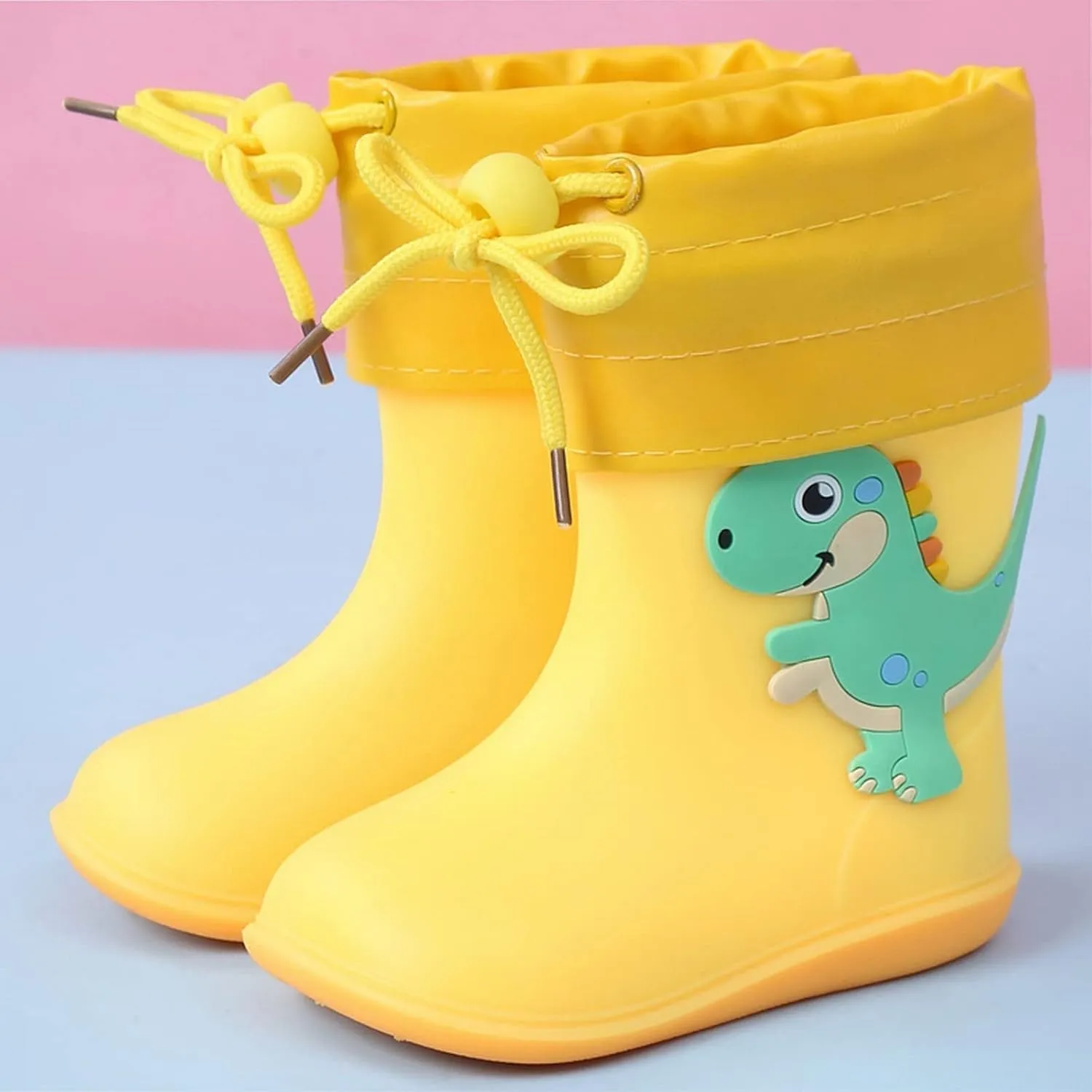 Kids Rain Boots Toddler Non Slip Rain Shoes Children Waterproof Boots for Boys Girls Lightweight Rubber Boots 12 Month