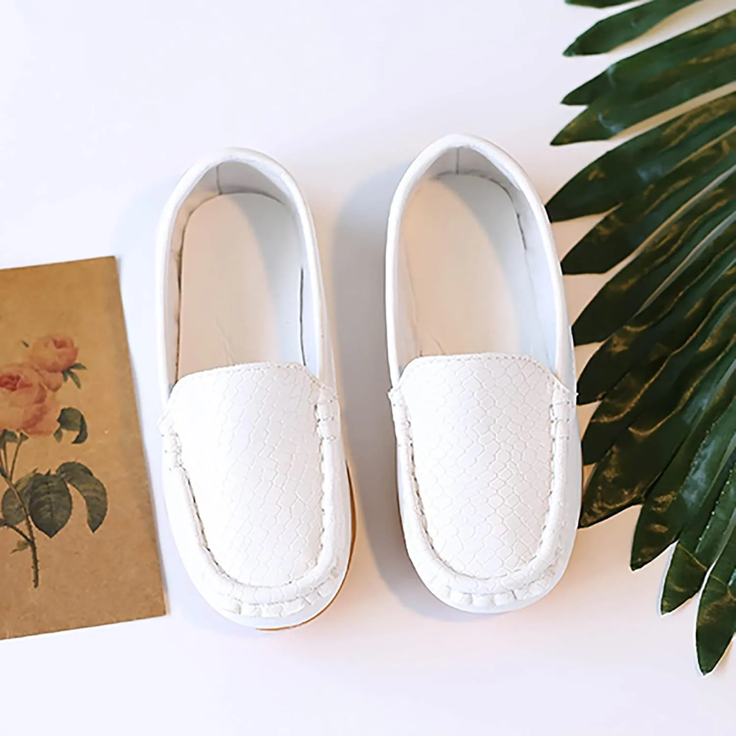 Kids Toddlers Boys Girls Loafers Casual Slip-On Moccasi?? Boat Dress Shoes Casual Shoes Formal Dress Baby Size 6 Shoes
