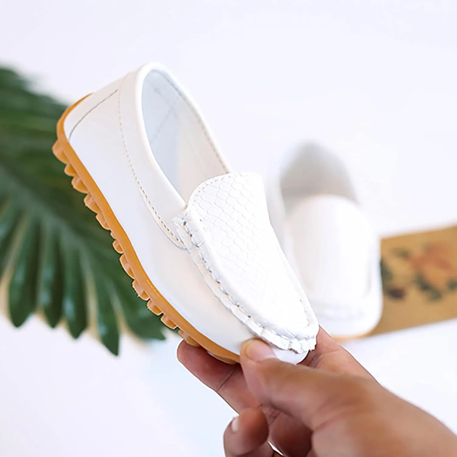 Kids Toddlers Boys Girls Loafers Casual Slip-On Moccasi?? Boat Dress Shoes Casual Shoes Formal Dress Baby Size 6 Shoes