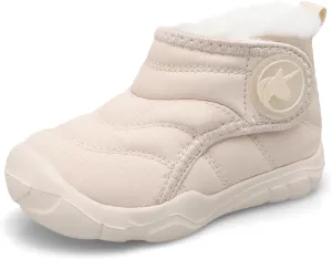 LeIsfIt Toddler Boots Girls Boys Wide Winter Boots Cozy Fleece Winter Shoes Indoor Outdoor Warm Shoes