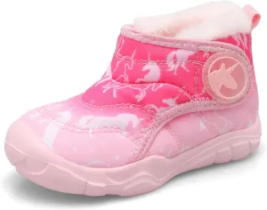 LeIsfIt Toddler Boots Girls Boys Wide Winter Boots Cozy Fleece Winter Shoes Indoor Outdoor Warm Shoes