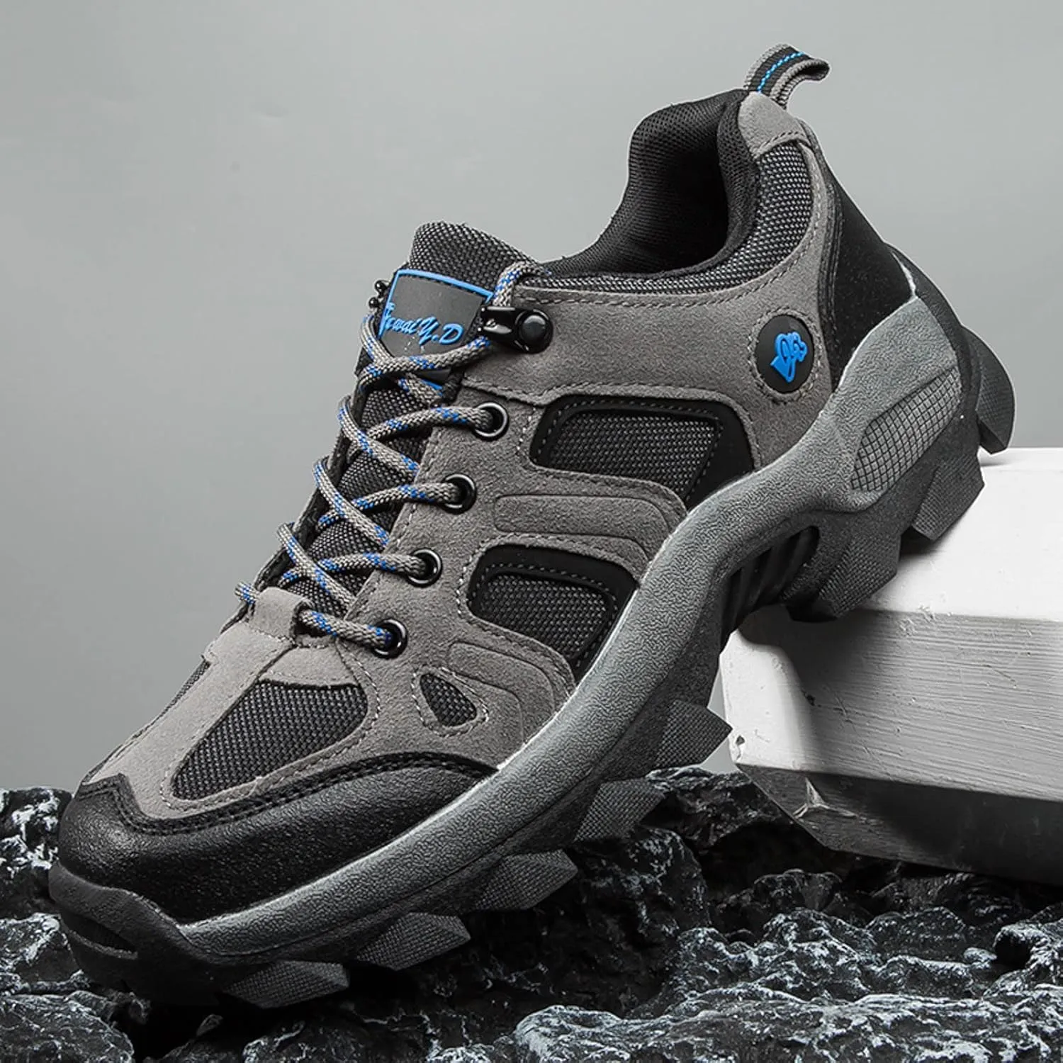 Lightweight Hiking Shoes for Men Lightweight Sport Gym Jogging Walking Sneaker Men's Arch Support Insole Shoes