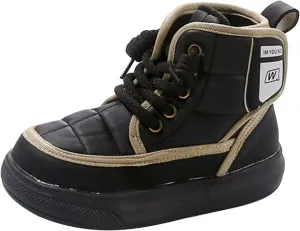 Little/Big Kids Snow Boots Boys Girls Winter Thicken Cozy Warm Nonslip Lightweight Outdoor Walking Hiking Shoes