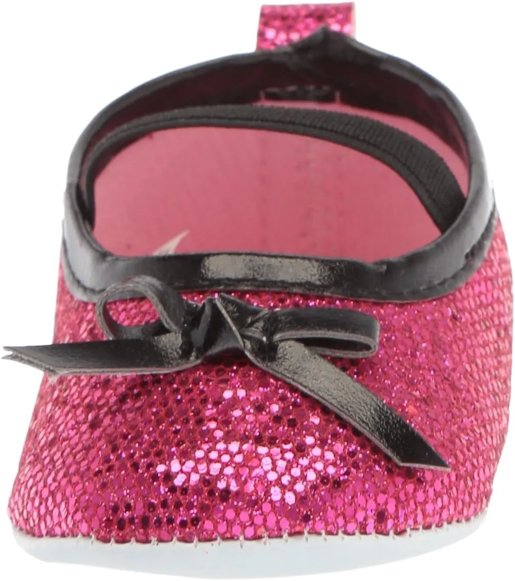 Luvable Friends Baby-Girl's Sparkly Mary Jane Crib Shoe