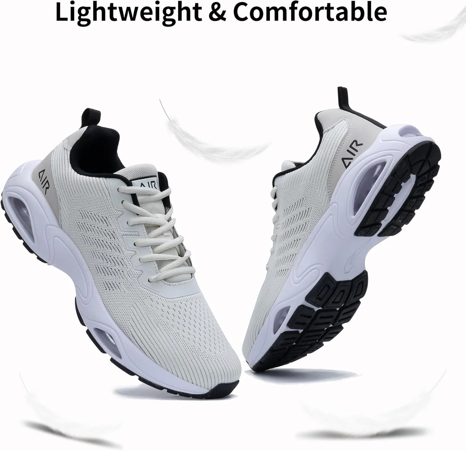 MAFEKE Mens Athletic Running Shoes Tennis Walking Fashion Sneakers Gym Comfortable Sport Non Slip Workout Cross Training Breathable Shoe Size 7-13