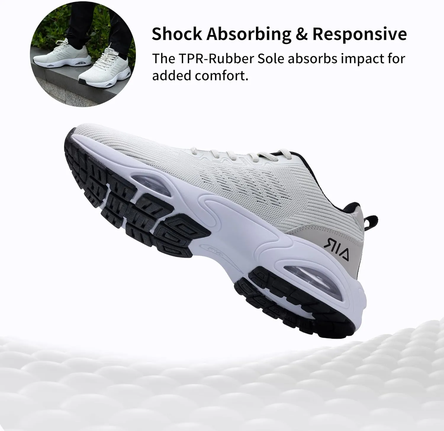 MAFEKE Mens Athletic Running Shoes Tennis Walking Fashion Sneakers Gym Comfortable Sport Non Slip Workout Cross Training Breathable Shoe Size 7-13