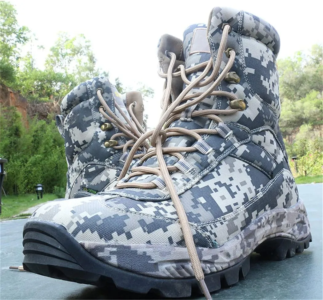 Men Outdoor Travel Mountain Climbing Hunting Boots, Professional Waterproof Breathable Hiking Boots