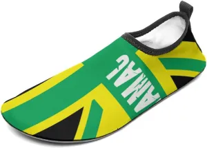 Men Women Adult Water Shoes Water Sock Slip-On Barefoot Athletic Aqua Shoes