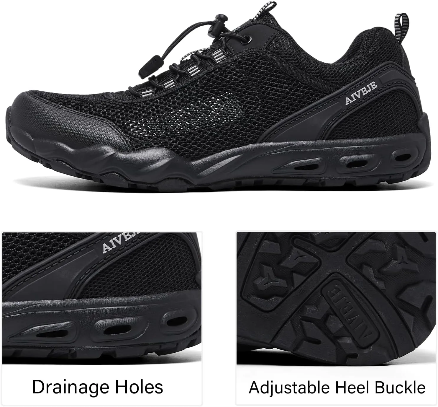 Men??s Amphibious Water Shoes - Summer Hiking Athletic Water Sandals Closed Toe Aqua Sneakers