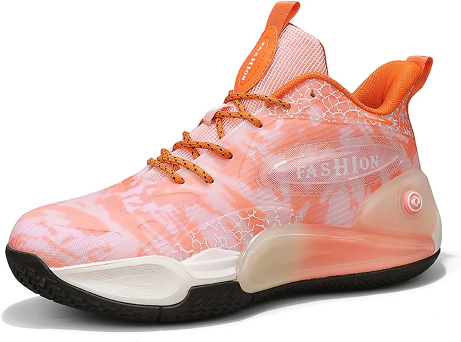 Mens and Womens Non Alip and Breathable Running Shoes High Elasticity Basketball Sneakers Lace Up Mid Top Hiking Shoes Rbber Soles Durable Walking Shoes Competitive Badminton Shoes
