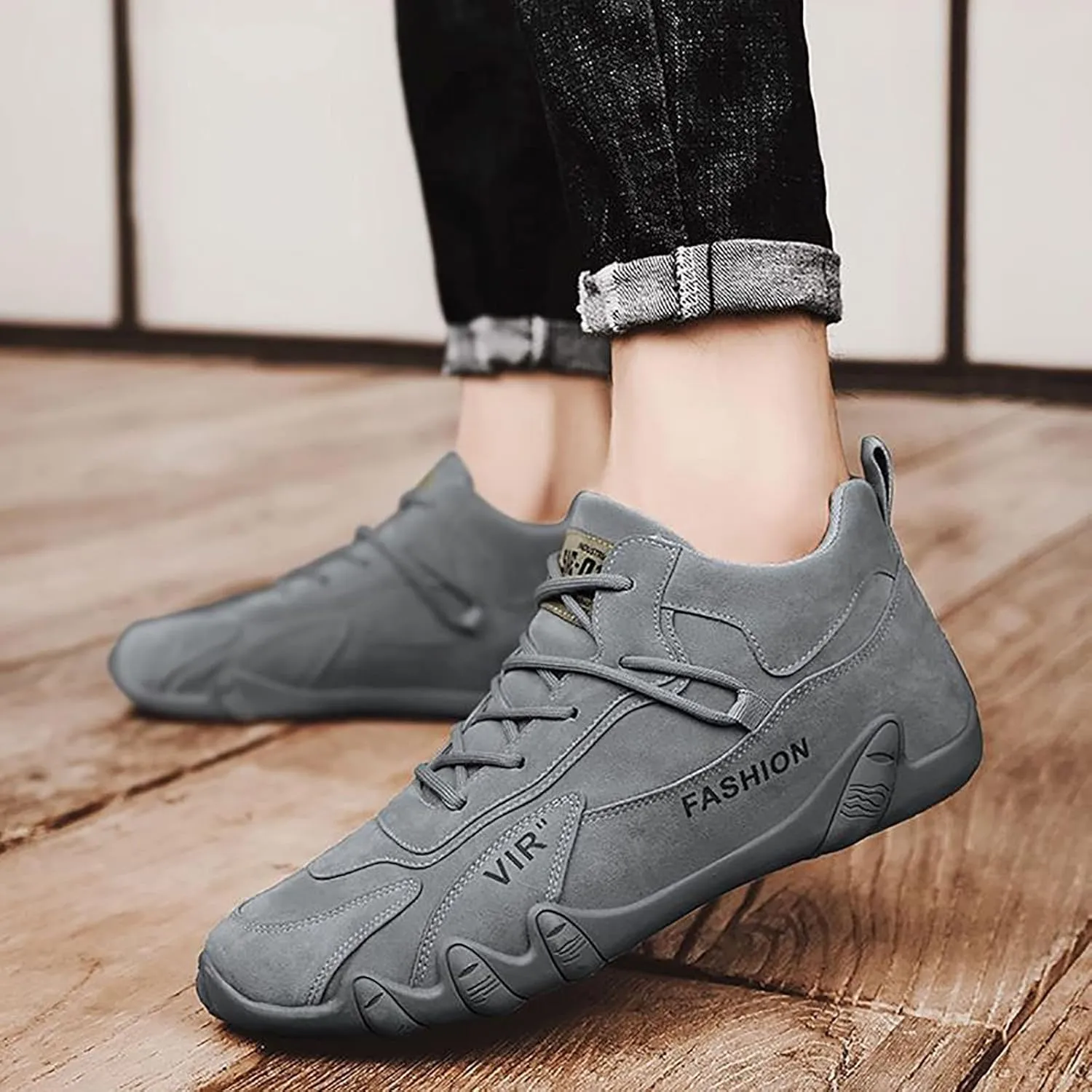 Men's Fashion Sneakers Mens Dress Sneakers Men's Comfortable Walking Shoes Tennis Comfortable Badminton Shoes