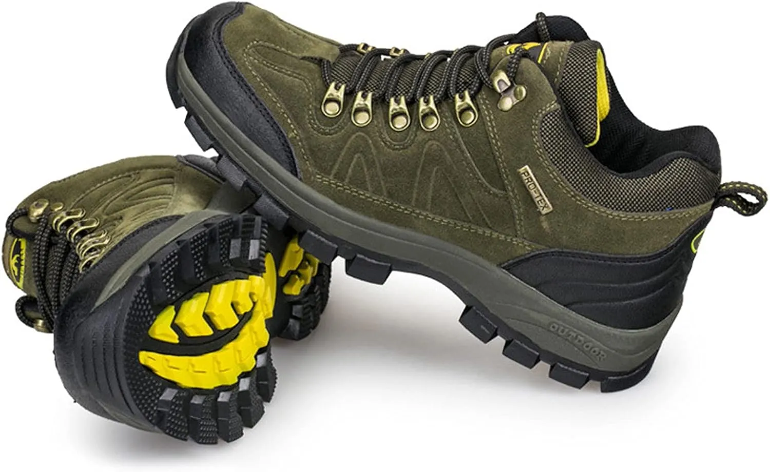 Men's Hiking Boots Low-top Spoty Travel Non-Slip Climbing Trekking Trail Shoes for Women