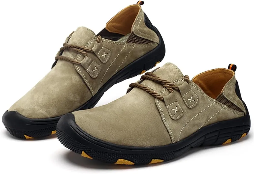 Men's Hiking Shoes Water Resistant Outdoor Sneakers Trekking Non-Slip Lightweight Trail Camping Breathable Climbing Travel Shoes